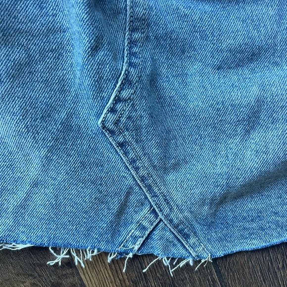 🩵Free People 🩵Belted Denim Mini Skirt 🩵 - Picture 5 of 6